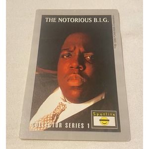 Vtg. Rare Y2K 90s Notorious B￼￼IG Rapper west coast maked 1998 Machine￼ sticker